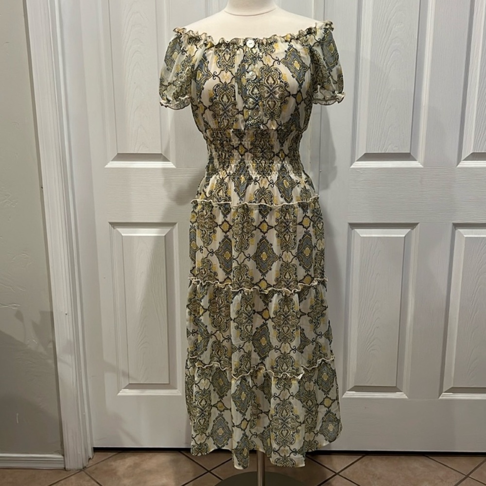 Figueroa and Flower Boho Flowy Dress